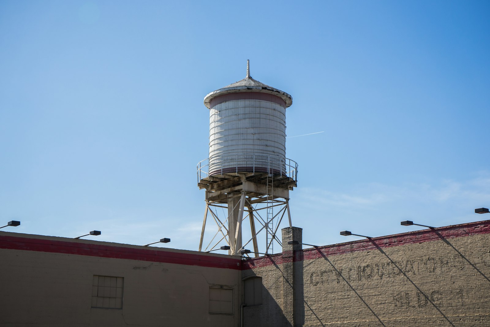 Municipal water tower representing the Baytown smart water meters upgrade to the city's water system
