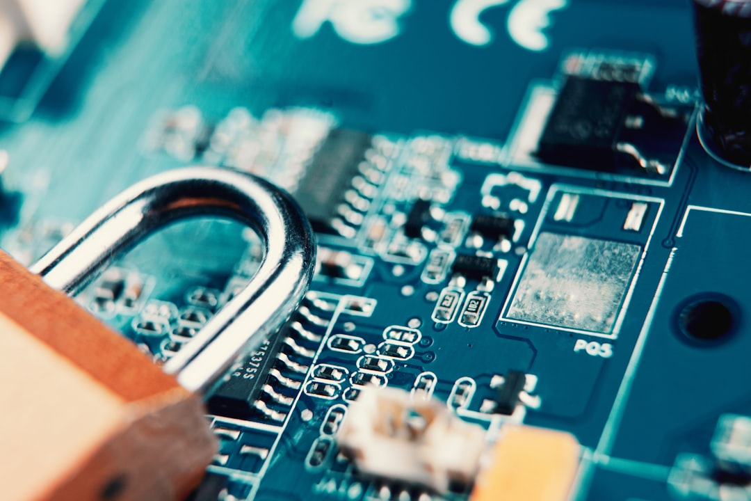Padlock on a circuit board, symbolizing the BitBox firmware patch securing wallet vulnerabilities