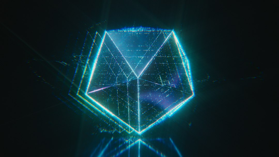 Abstract blue-green network glow symbolizing OpenZeppelin blockchain security and on-chain risk protection